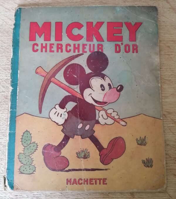 Bande dessinée Mickey chercheur d'or 1933