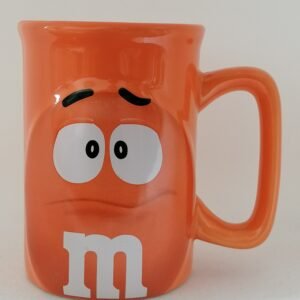 mug m&m's couleur orange