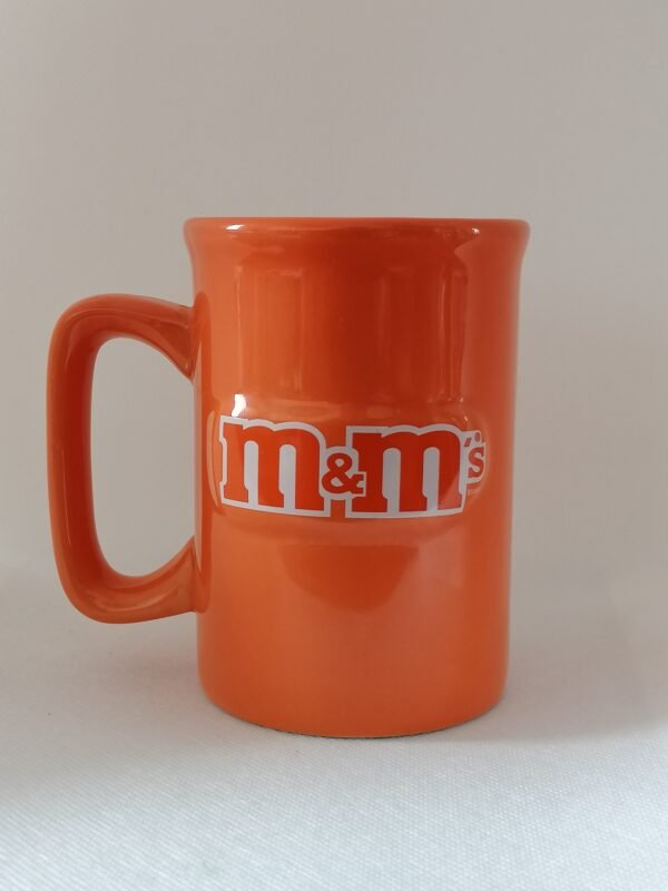 mug m&m's orange