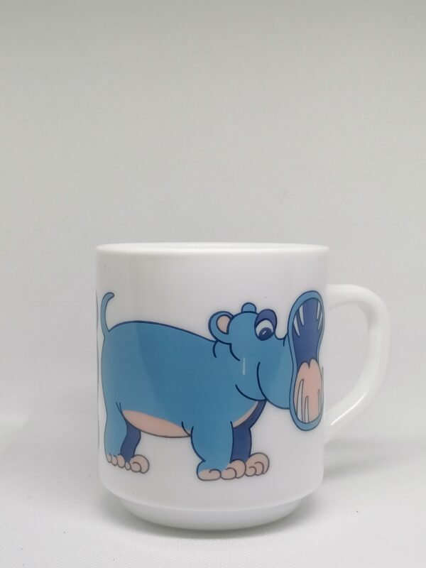 grande tasse hippopotame bleu