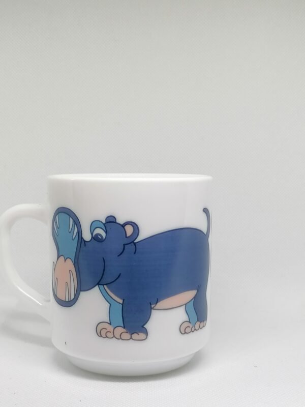 grande tasse hippopotame bleu