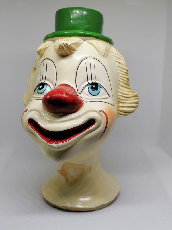 tirelire tête de clown vintage