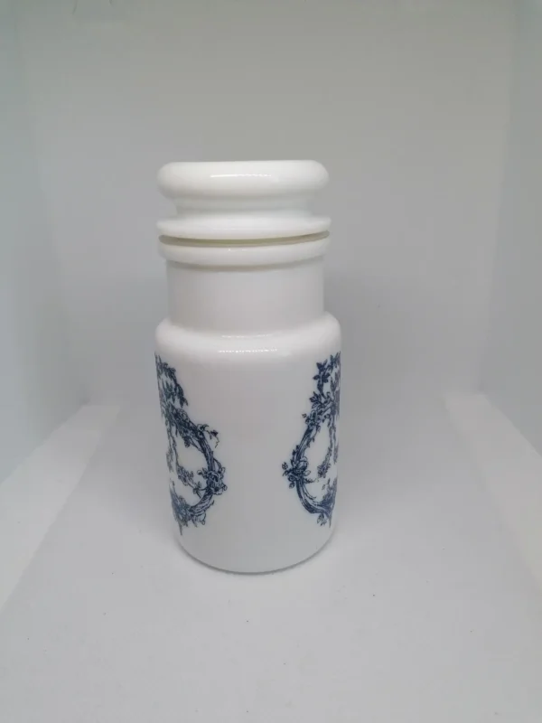 pot apothicaire opaline italie bleu