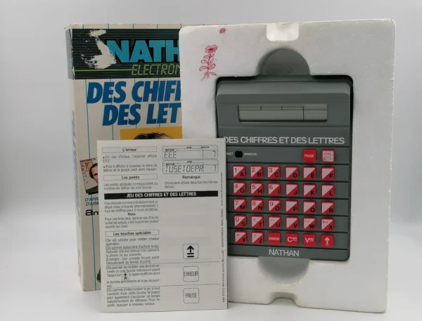 jeu électronique des chiffres et des lettres nathan