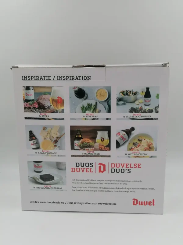 support de recettes porte menu Duvel