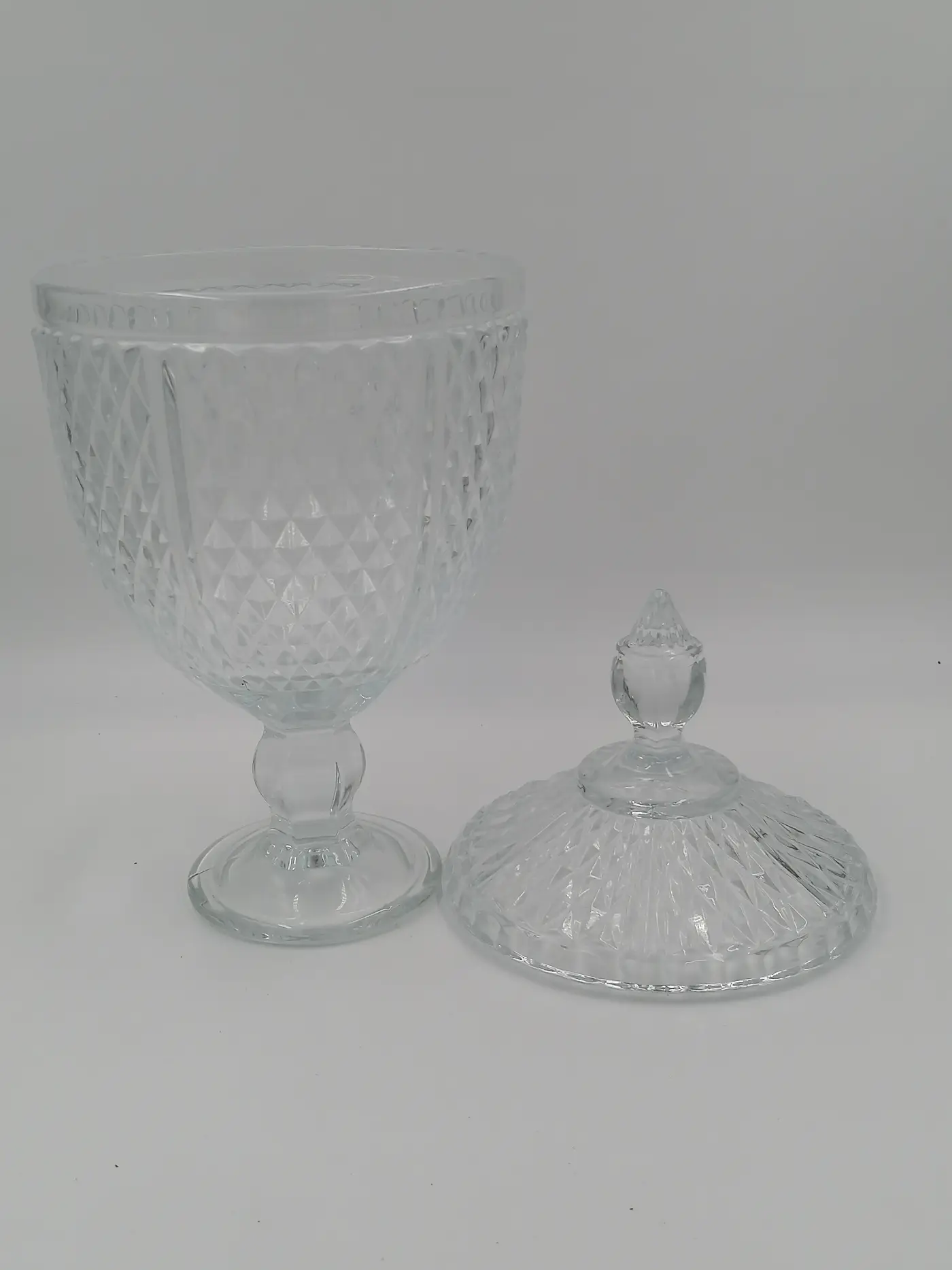 grande bonbonnière en verre