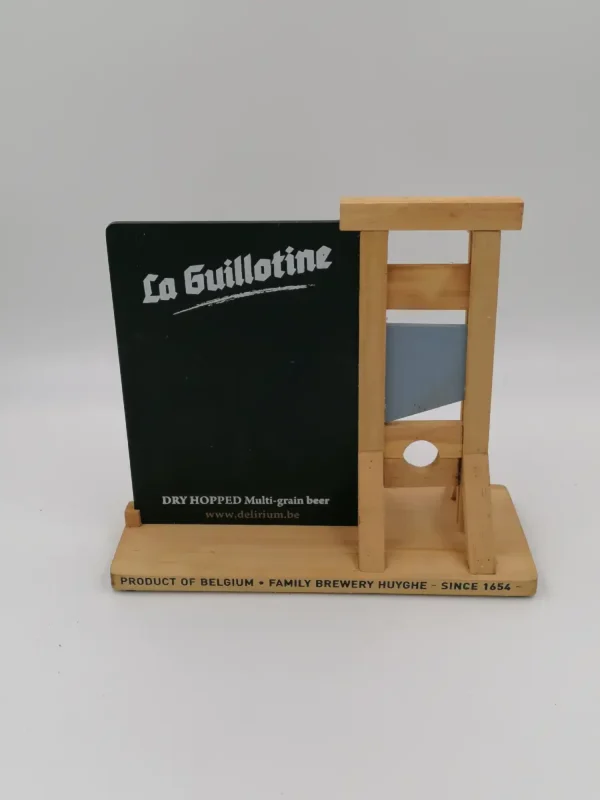 porte-menu guillotine