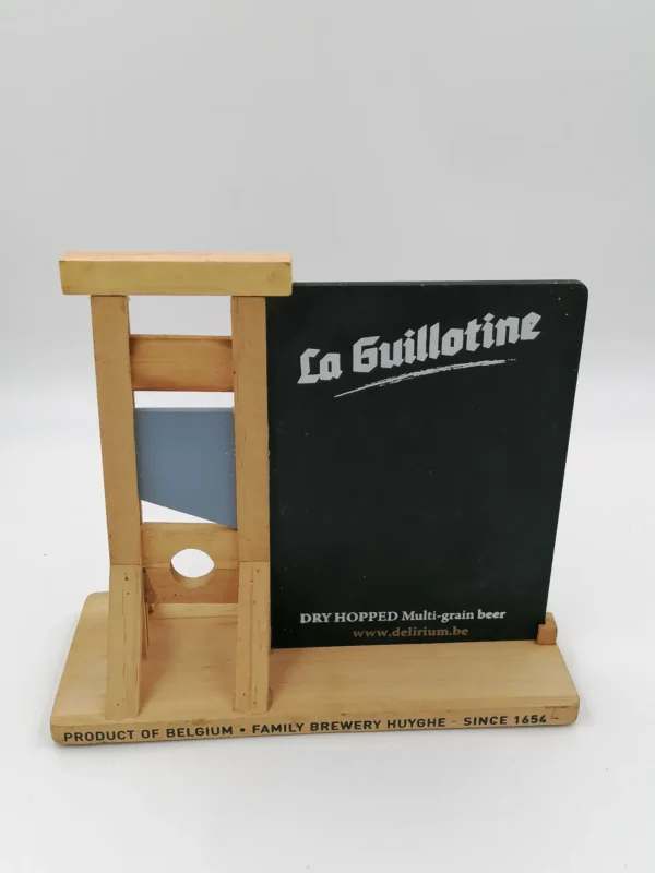 porte-menu guillotine