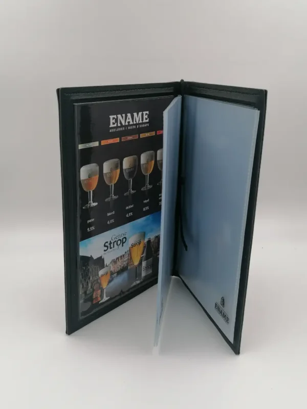 porte-menu de la marque de bière Ename