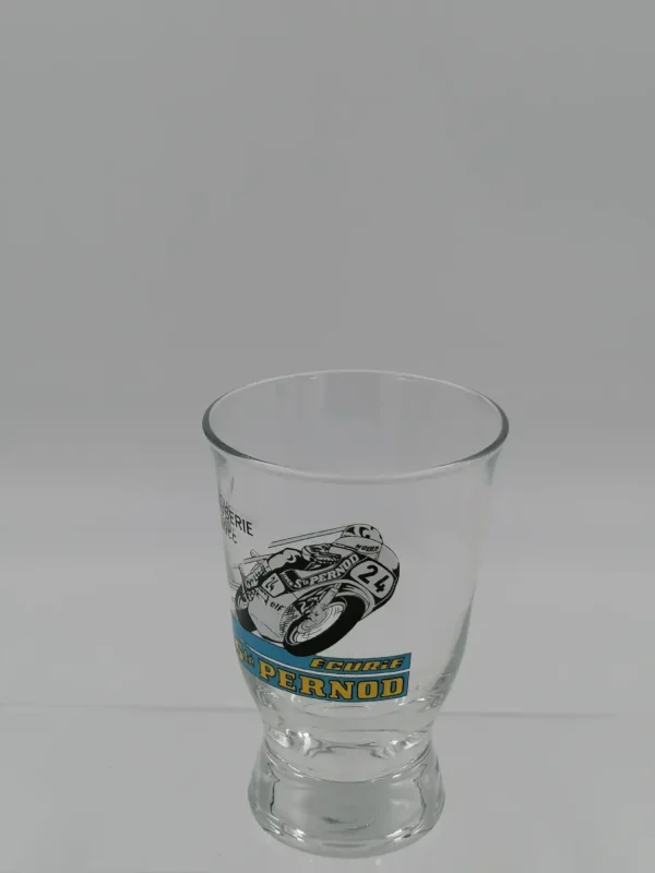 Verre pernod collection pilotes M. Rougerie 500cc verre vintage