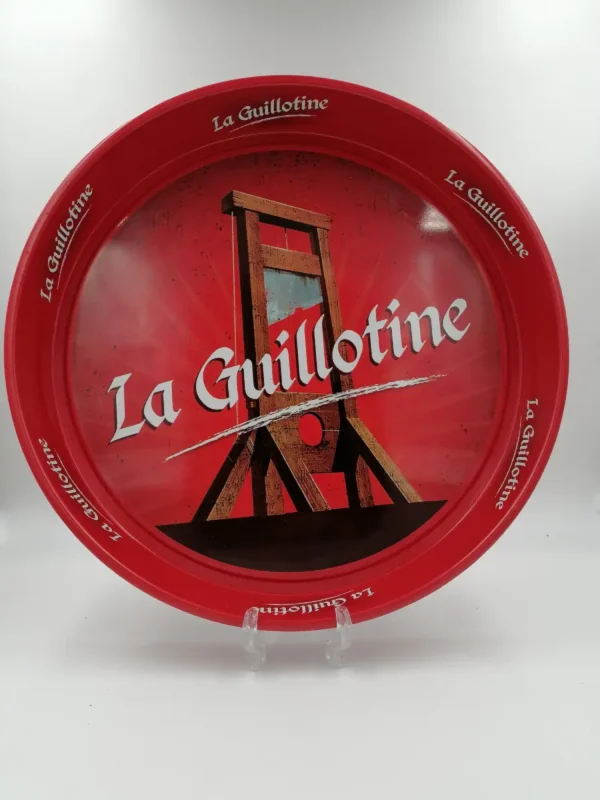 plateau de bistro de la marque de bière la guillotine