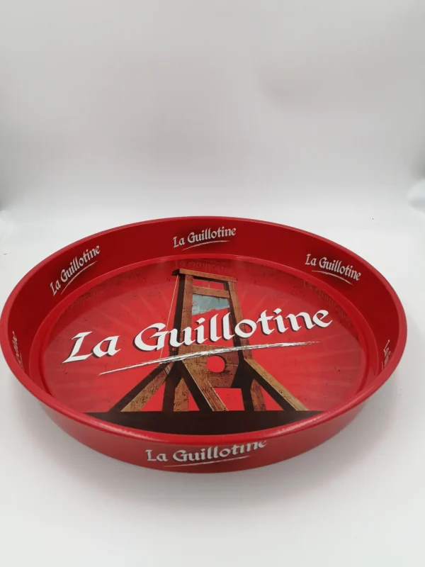 plateau de bistro de la marque de bière la guillotine