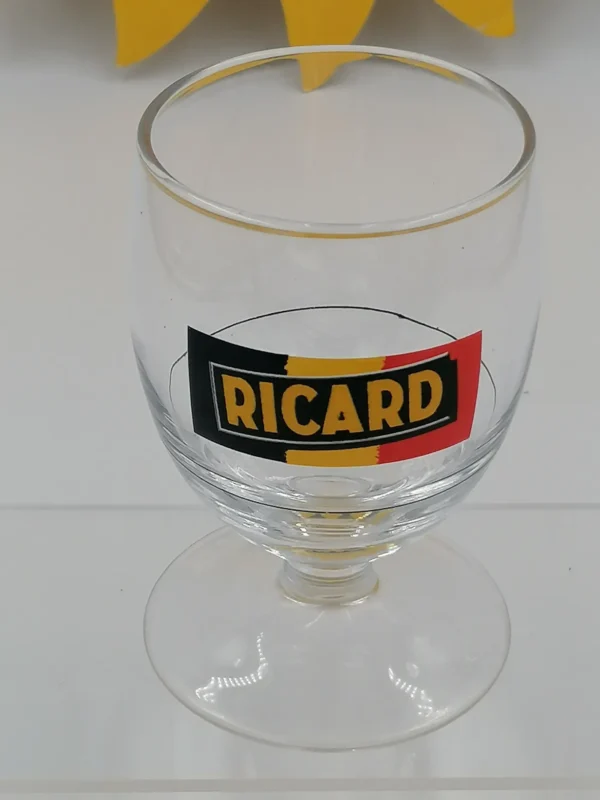 verre Ricard collector drapeau Belgique