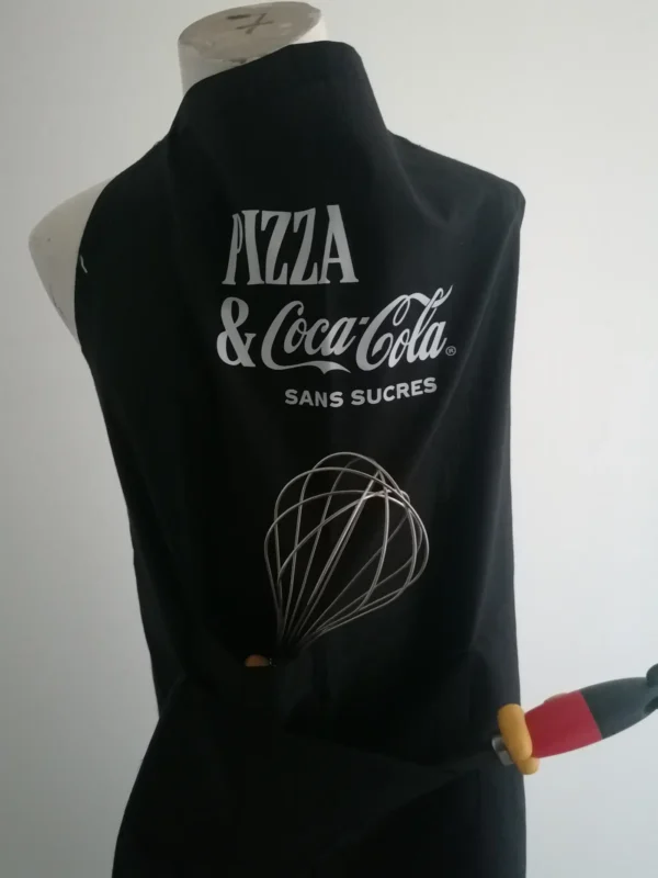 tablier coca-cola sans sucres & pizza