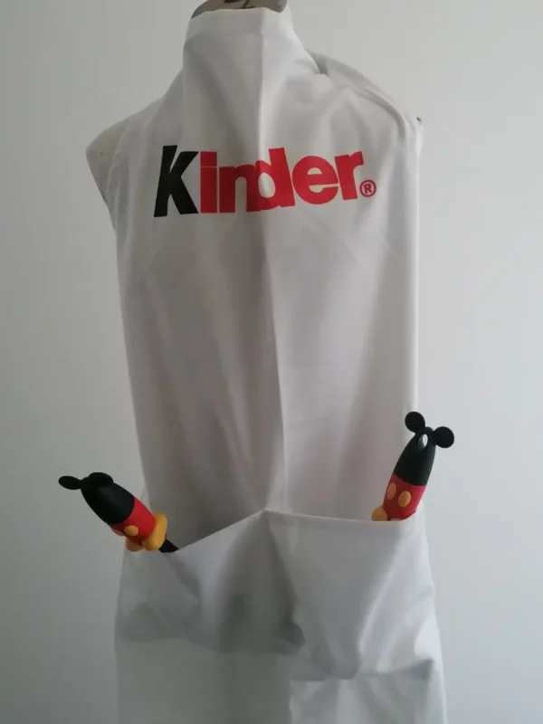tablier kinder 2 poches