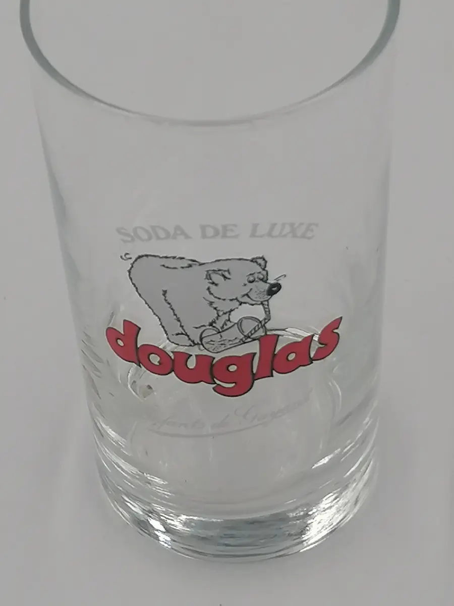 2 verres douglas soda de luxe enfants de gayant