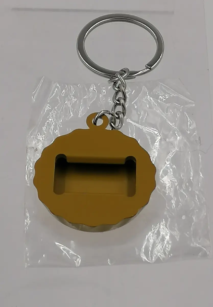 porte clé de la marque de bière la bête en métal neuf