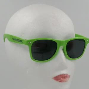 lunettes soleil marque d'alcool chartreuse couleur verte état neuf